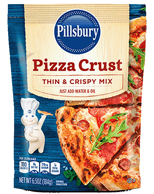 Pizza Crust Thin & Crispy Mix